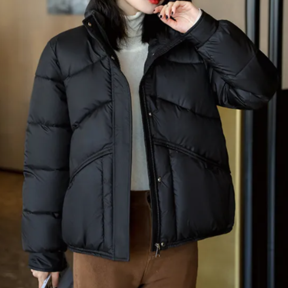 Trendy Warm Puffer Jacket for Women - Mila-XS-State of Style