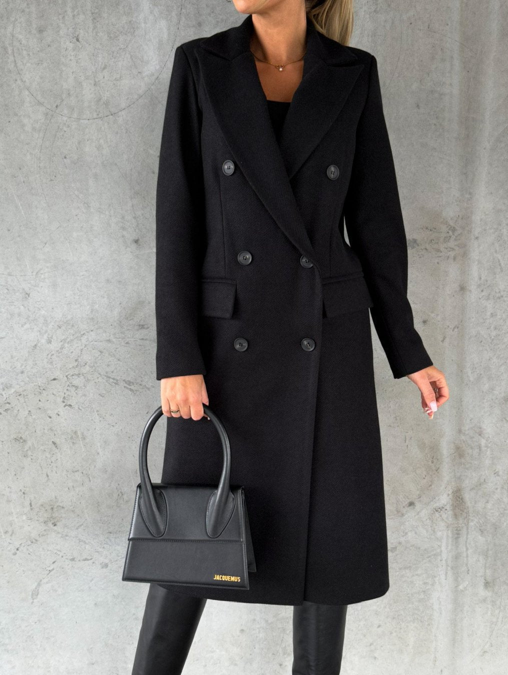 Trendy Winter Coat for Women - Valeria-Black-S-State of Style
