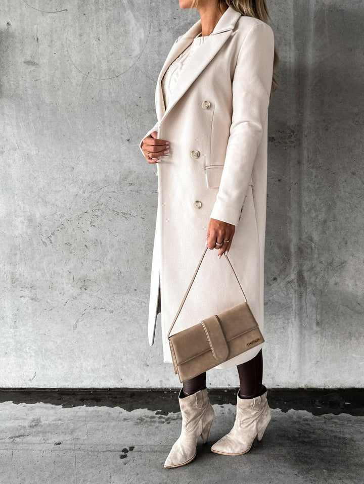 Trendy Winter Coat for Women - Valeria-Cream-S-State of Style