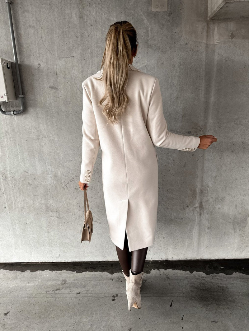 Trendy Winter Coat for Women - Valeria-Cream-S-State of Style