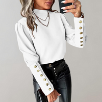 Trendy Women's Blouse with Lace - Clara-White-S-State of Style