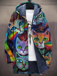 Trendy Women's Jacket with Artistic Print - Isa-Style 3-S-State of Style