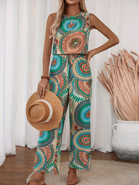 Trendy women's jumpsuit with mandala print for summer - BohoStrahl-S-State of Style