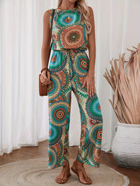 Trendy women's jumpsuit with mandala print for summer - BohoStrahl-S-State of Style