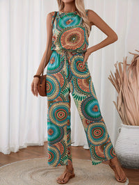 Trendy women's jumpsuit with mandala print for summer - BohoStrahl-S-State of Style