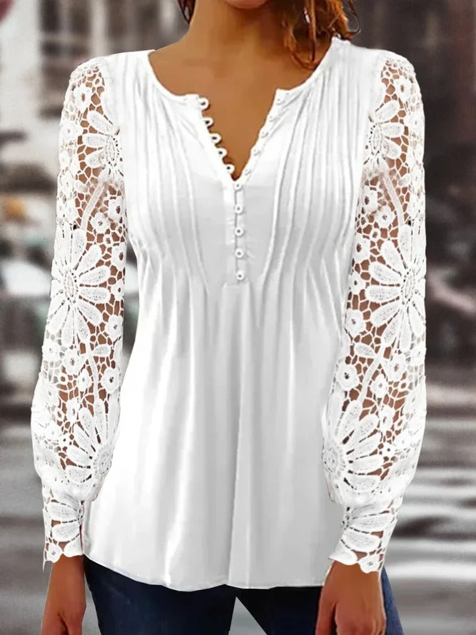 Trendy Women's Long Sleeve in Solid Colour - AutumnGrace-S-State of Style