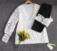 Trendy Women's Long Sleeve in Solid Colour - AutumnGrace-S-State of Style