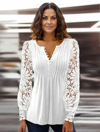 Trendy Women's Long Sleeve in Solid Colour - AutumnGrace-S-State of Style