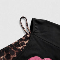 Trendy Women's Off-Shoulder Shirt with Leopard Print - Zaria-L-State of Style