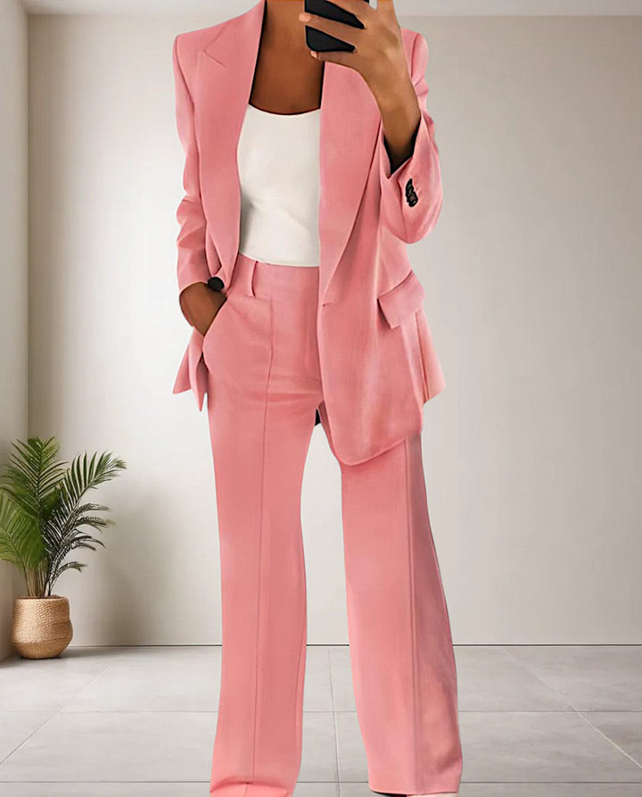 Trendy Women's Pantsuit - Isabella-Pink-S-State of Style