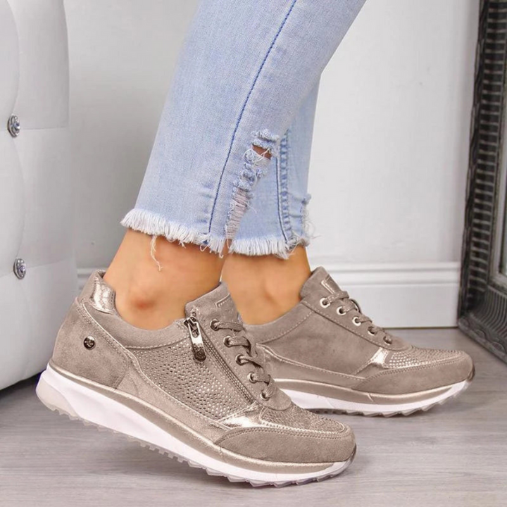 Trendy Women's Sports Shoes - Aria-Beige-35-State of Style