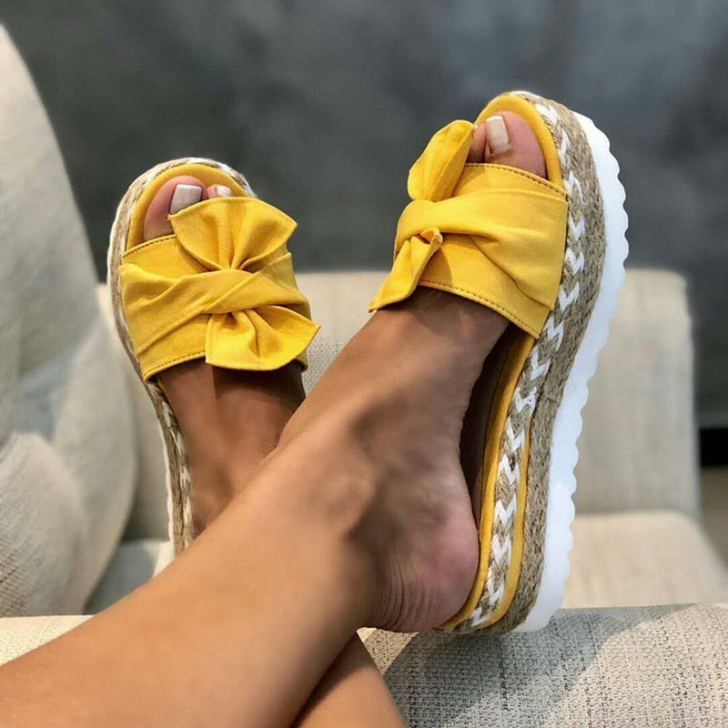 Trendy women's summer shoes with correction function and comfort sole – Selina-Yellow-3-State of Style