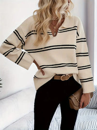 Trendy Women's Sweater with Long Sleeves - Adeline-S-State of Style