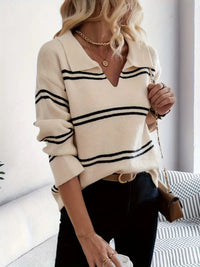 Trendy Women's Sweater with Long Sleeves - Adeline-S-State of Style