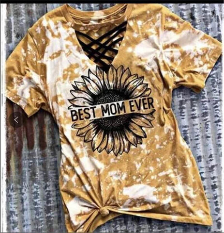 Trendy women's T-shirt with cut-out design and tie-dye pattern – Norina-C-S-State of Style