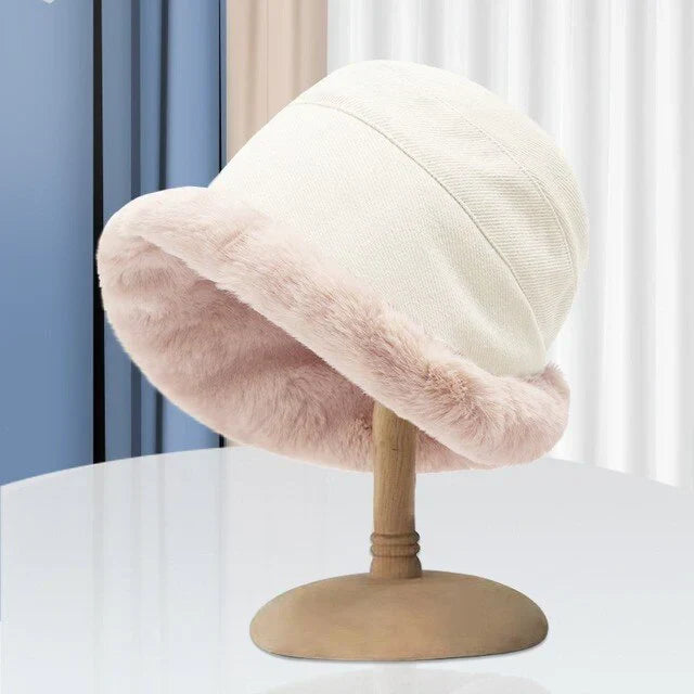 Trendy Women's Winter Hat - FrostChic-Beige-State of Style