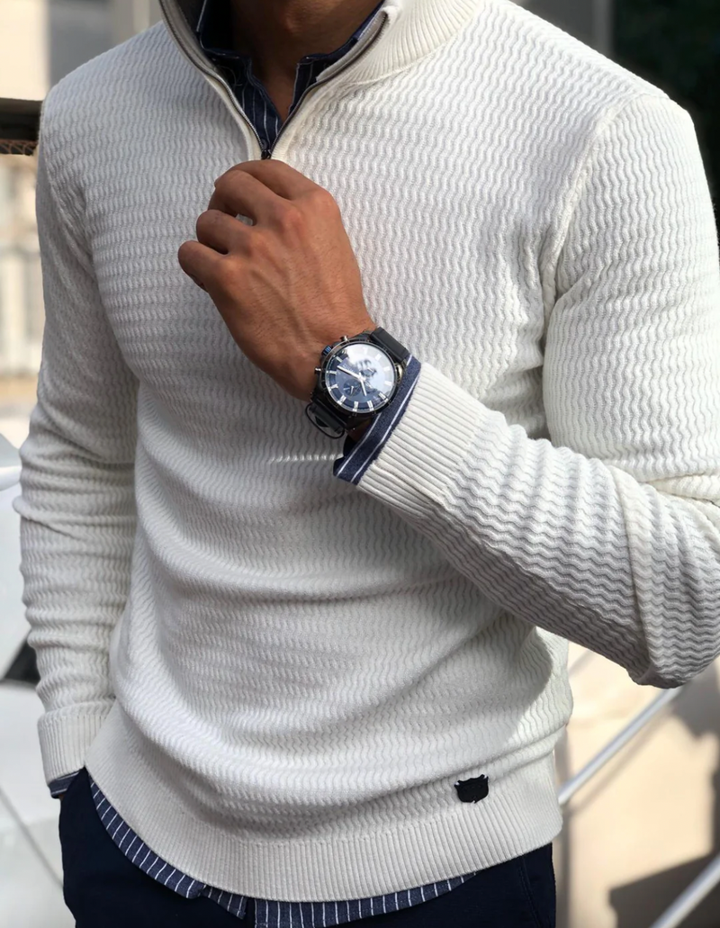 Trendy Zip Pullover - GentZip-S-State of Style