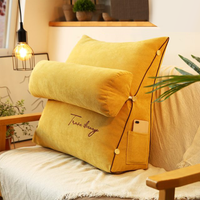 Triangular Back Support Cushion - RelaxBack-Yellow-State of Style