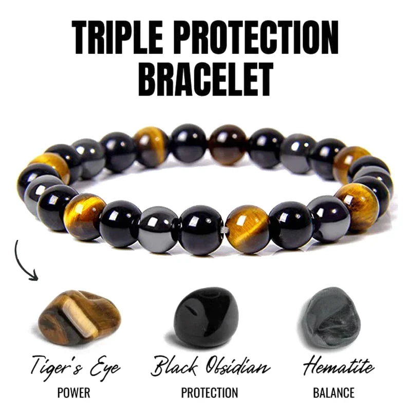 Triple Protection Bracelet | Elegant and Meaningful Jewellery-State of Style