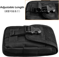 Small Tactical Waist Pack with Molle System and Multi-Pockets – 1+1 FREE
