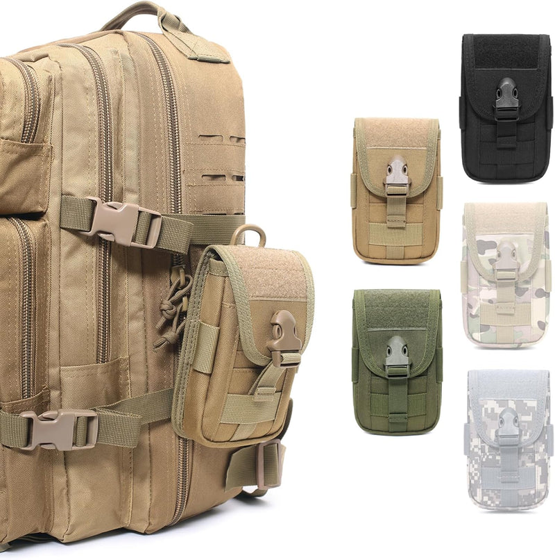 Small Tactical Waist Pack with Molle System and Multi-Pockets – 1+1 FREE