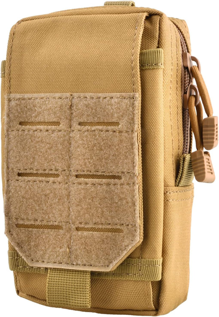Small Tactical Waist Pack with Molle System and Multi-Pockets – 1+1 FREE