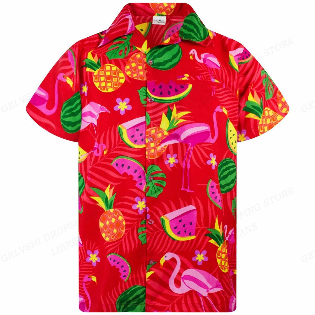 Tropical 3D Flamingo Shirt – Kai-F-S-State of Style