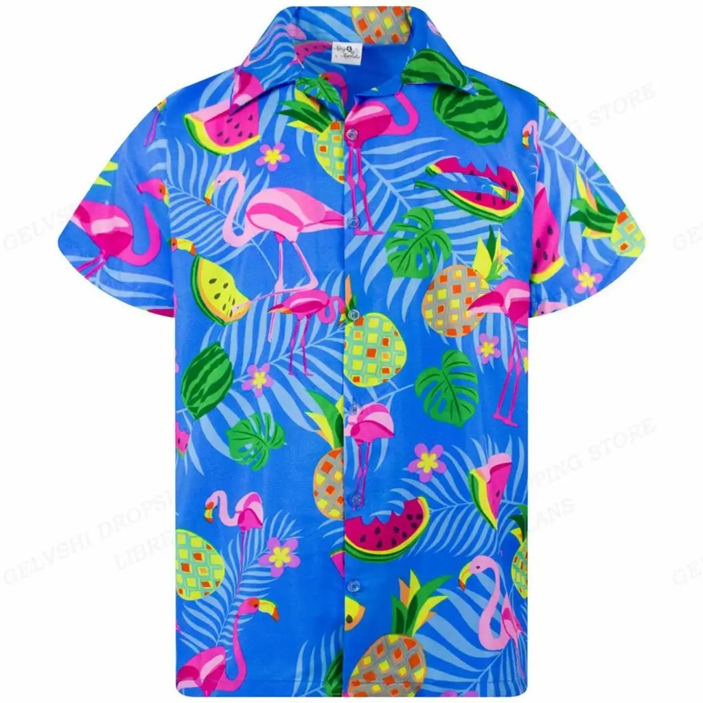 Tropical 3D Flamingo Shirt – Kai-G-S-State of Style