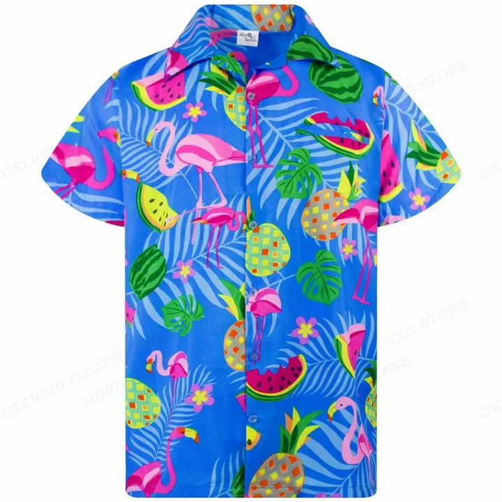 Tropical 3D Flamingo Shirt – Kai-G-S-State of Style