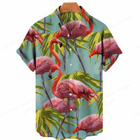 Tropical 3D Flamingo Shirt – Kai-H-S-State of Style