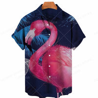 Tropical 3D Flamingo Shirt – Kai-I-S-State of Style