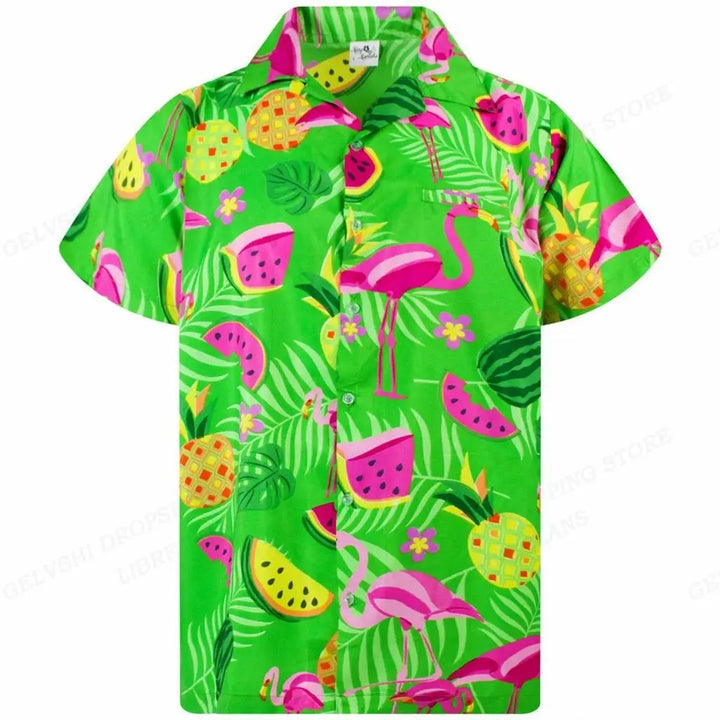 Tropical 3D Flamingo Shirt – Kai-L-S-State of Style