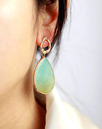 Tropical Amazonite Earrings – Amara-State of Style
