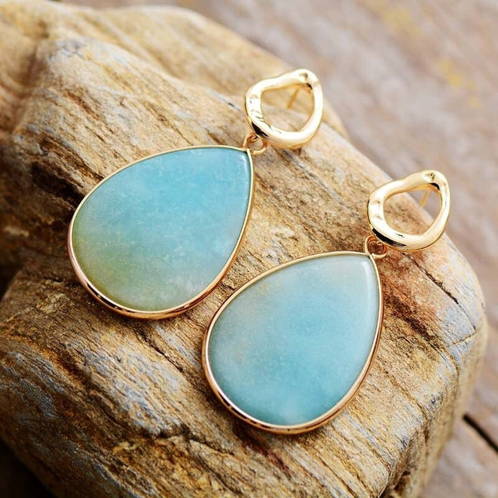 Tropical Amazonite Earrings – Amara-State of Style