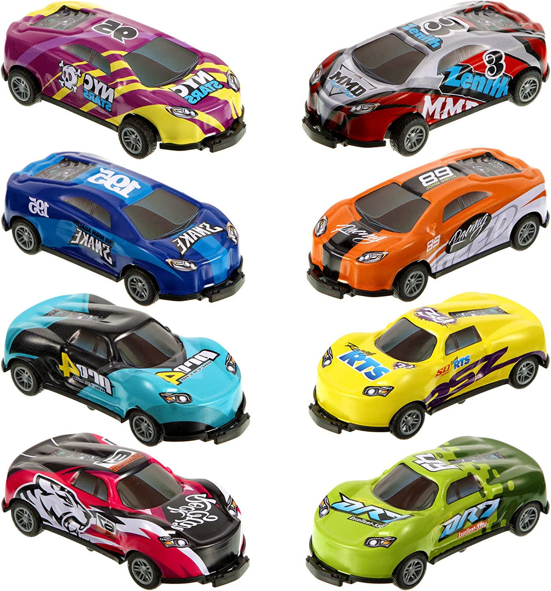 TurboStunt Racers - Stunt Car Toy-4 + 4 FREE-State of Style