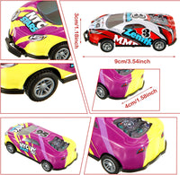 TurboStunt Racers - Stunt Car Toy-4 + 4 FREE-State of Style