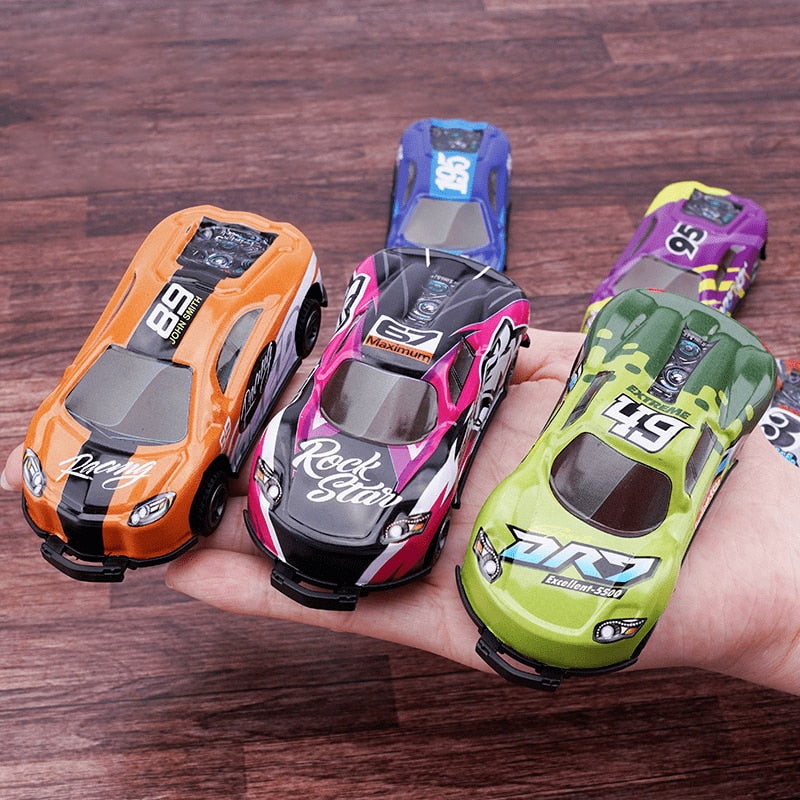 TurboStunt Racers - Stunt Car Toy-4 + 4 FREE-State of Style