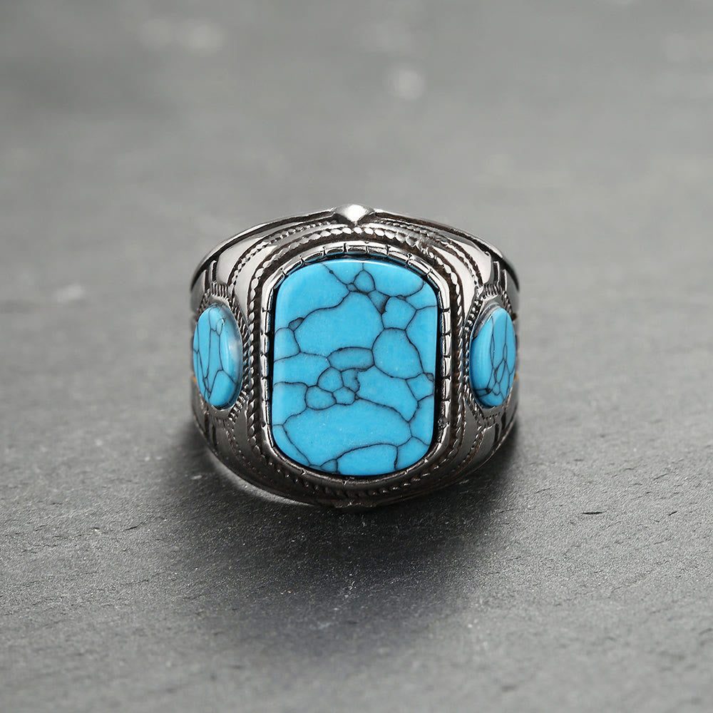 Turquoise Men’s Ring – Thorin-54mm-State of Style
