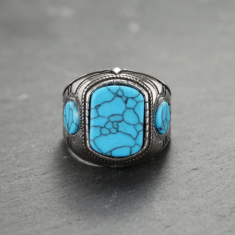 Turquoise Men’s Ring – Thorin-54mm-State of Style