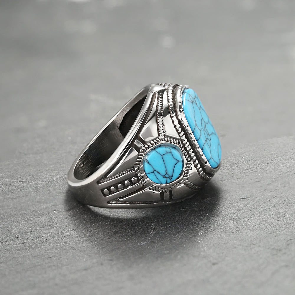Turquoise Men’s Ring – Thorin-54mm-State of Style