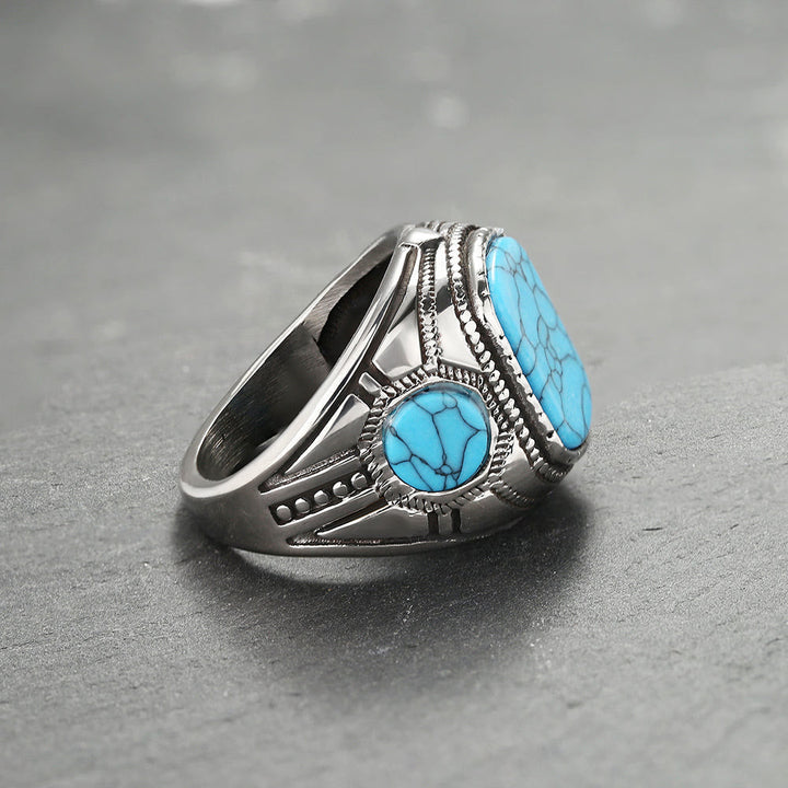 Turquoise Men’s Ring – Thorin-54mm-State of Style