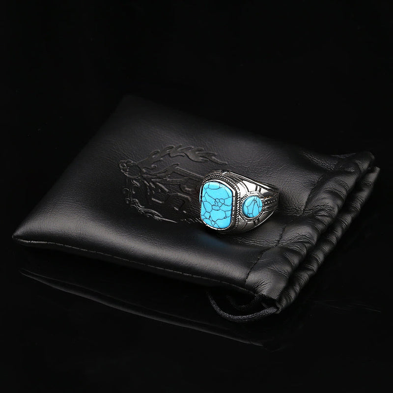 Turquoise Men’s Ring – Thorin-54mm-State of Style