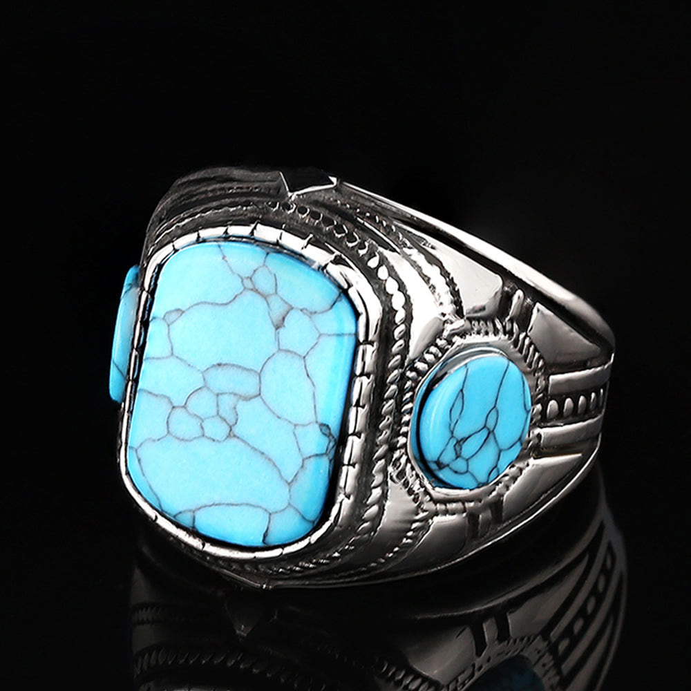 Turquoise Men’s Ring – Thorin-54mm-State of Style