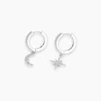 Twilight Sparkle Earrings - Lyra-Silver-State of Style