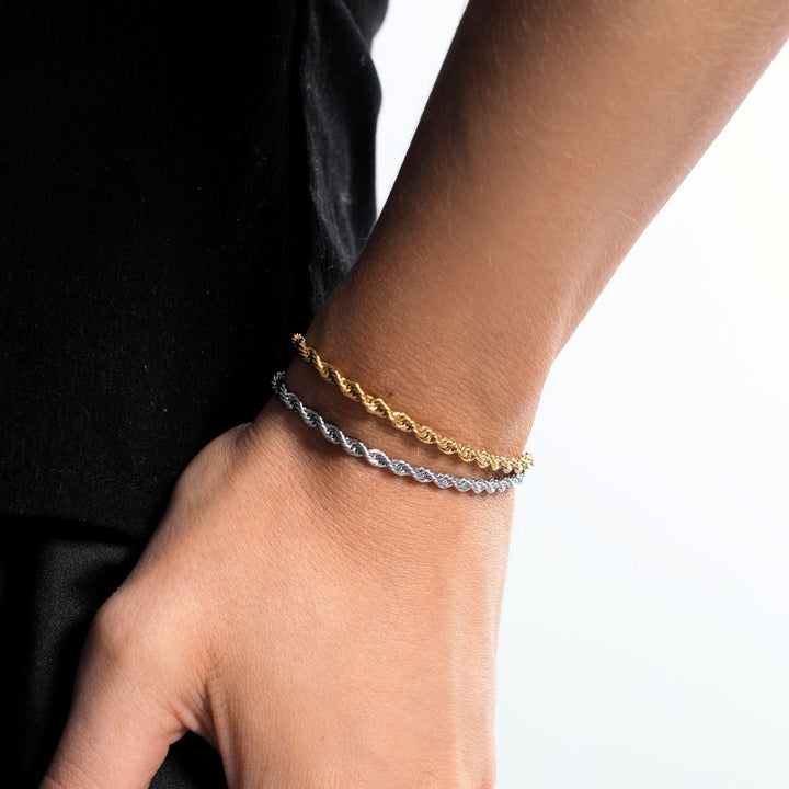 Twisted Link Bracelet - Sienna-Gold-State of Style