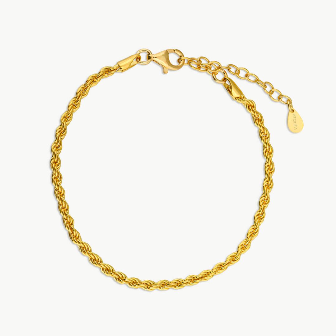 Twisted Link Bracelet - Sienna-Gold-State of Style