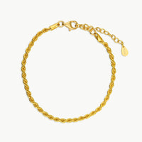 Twisted Link Bracelet - Sienna-Gold-State of Style
