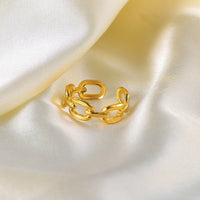 Twisted Link Open Ring - Nexa-State of Style