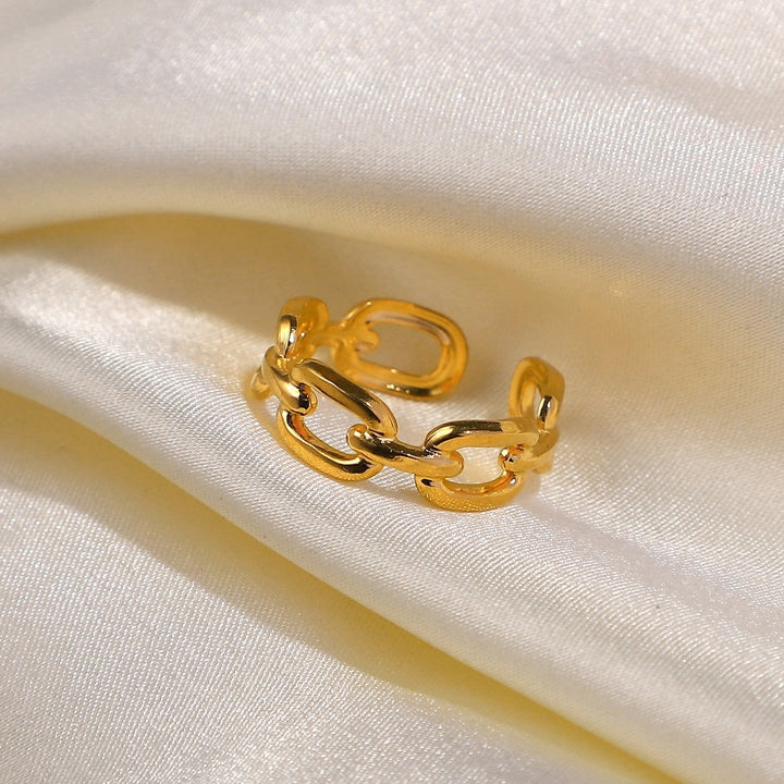 Twisted Link Open Ring - Nexa-State of Style