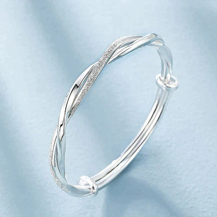 Twisted Silver Bracelet-State of Style